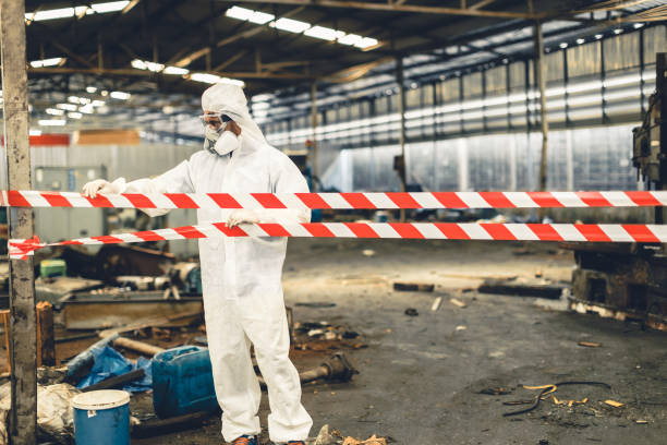 Professional Drug Lab Cleanup technician working in Bedford, OH